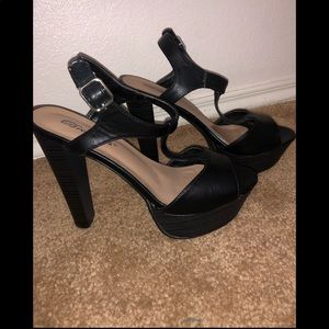 Black heels